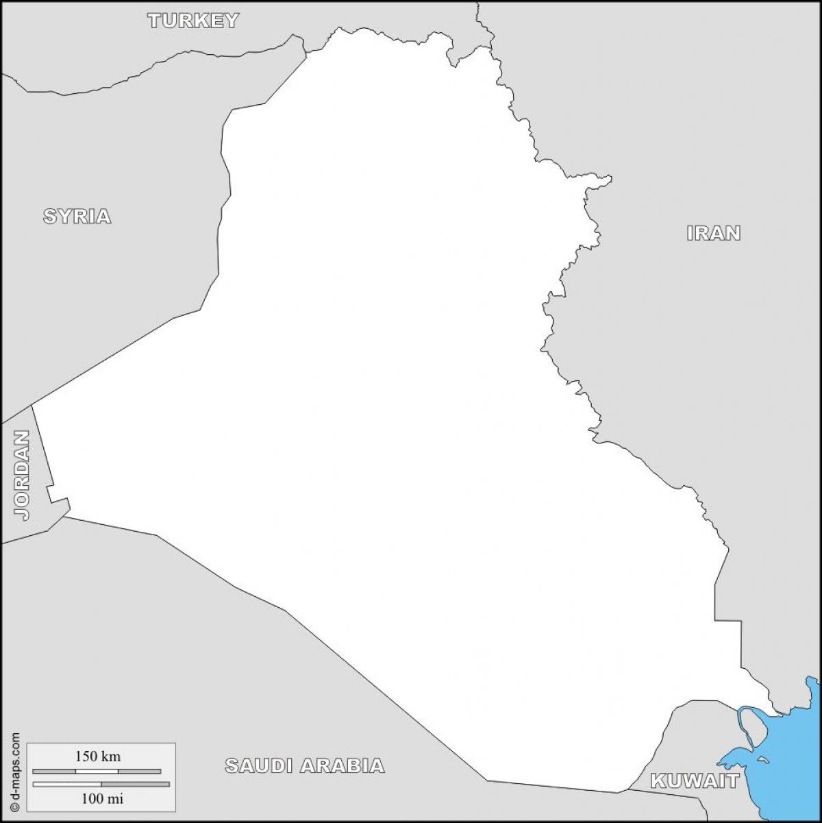 이라크의 지도 빈