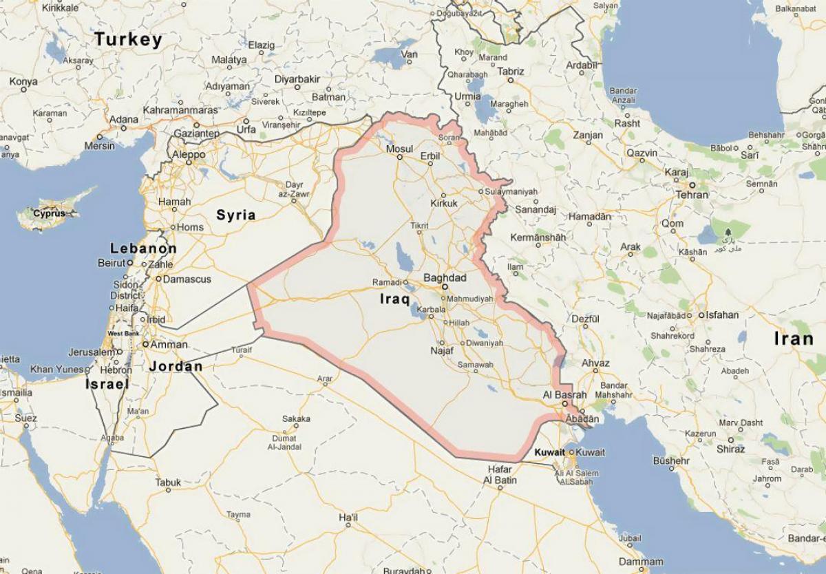이라크의 지도