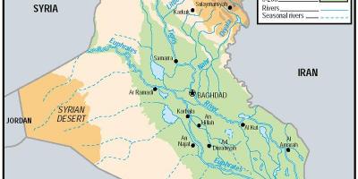 이라크의 지도 상승